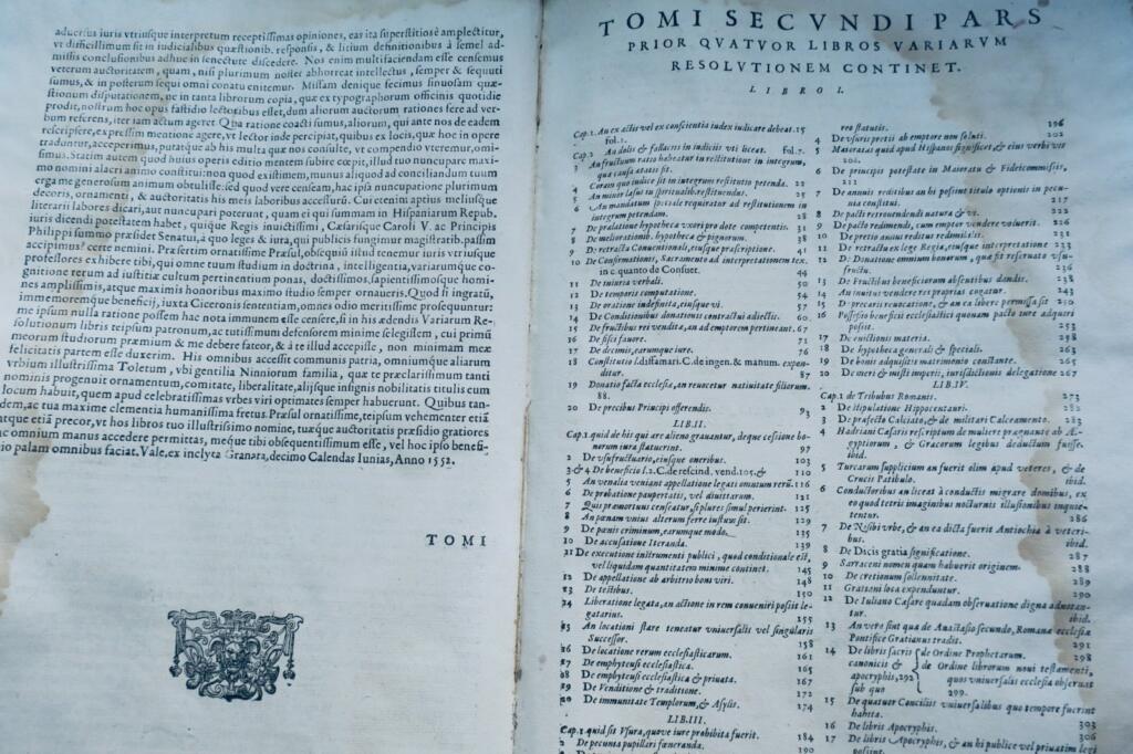 Droit Covarrvvias A Leyva Toletani Episcopi Segobiensis Philippi II 1610