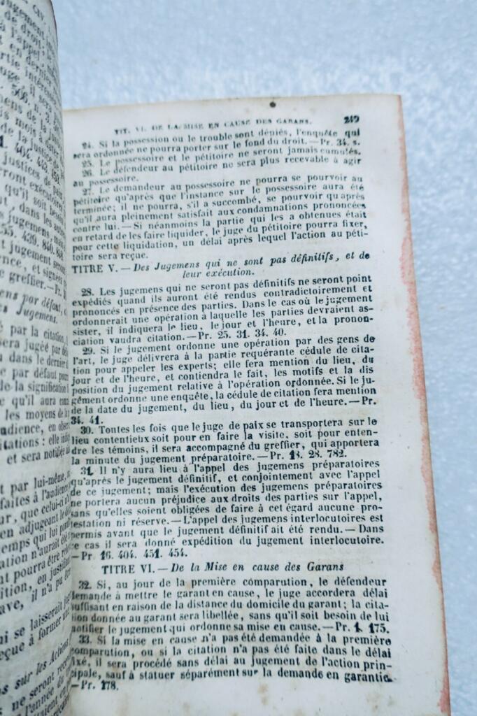 French legal codes and statutes collection