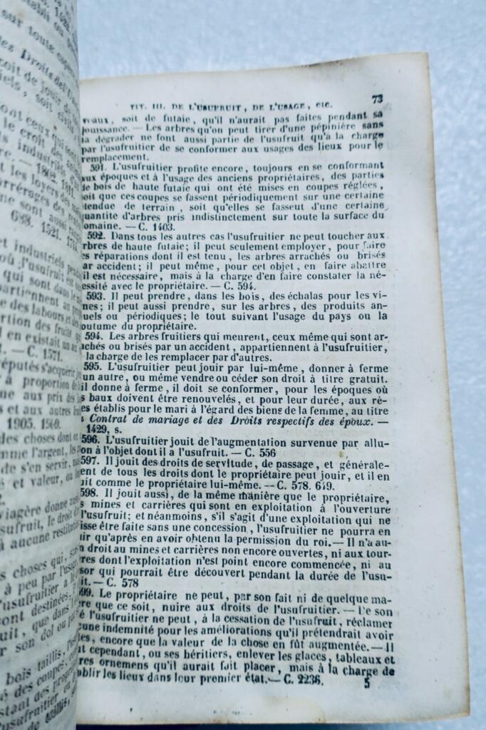French legal codes and statutes collection