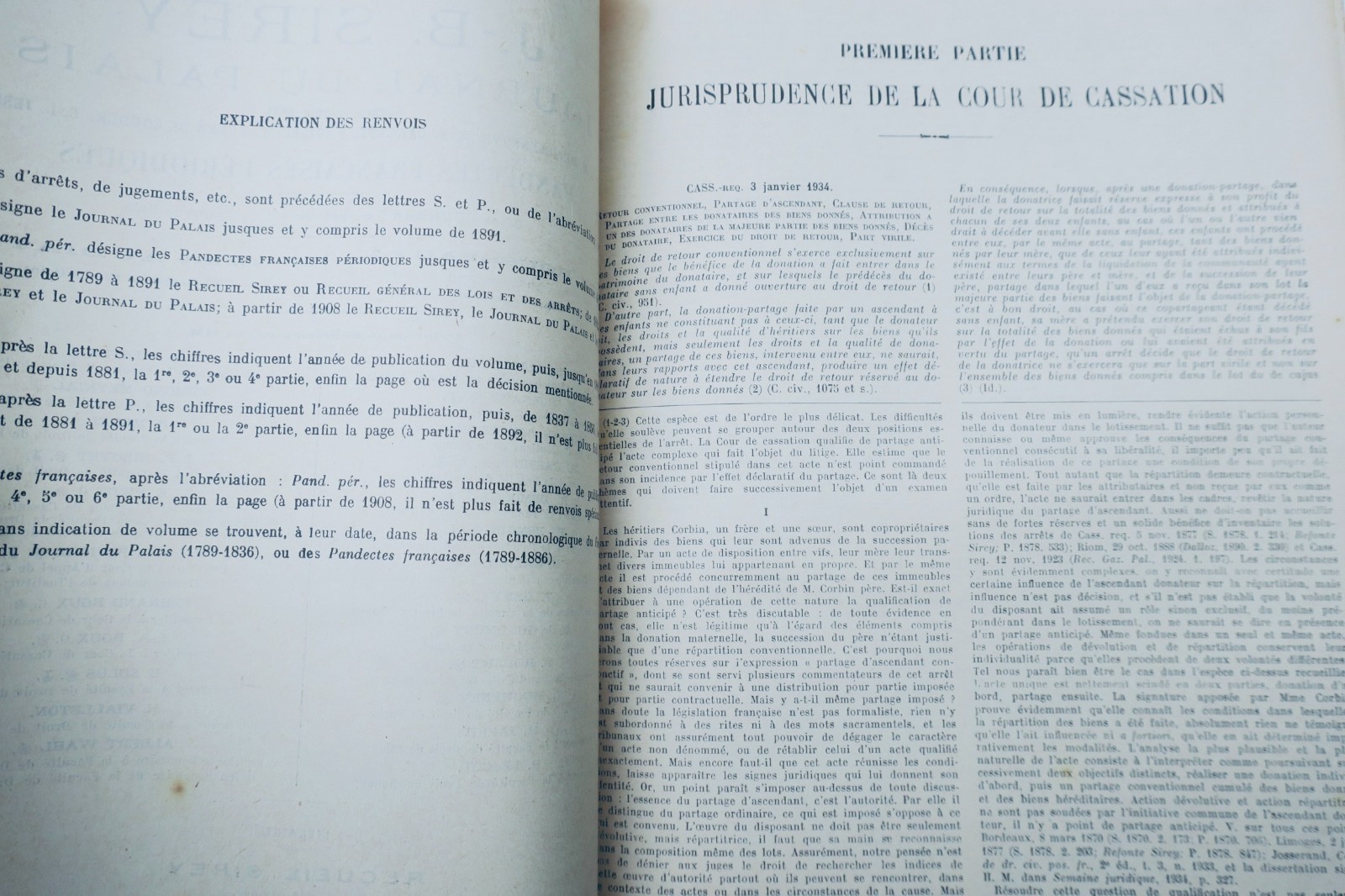 droit SIREY Recueil général des lois et des arrêts, 407 kilos, 148 volumes – Image 44
