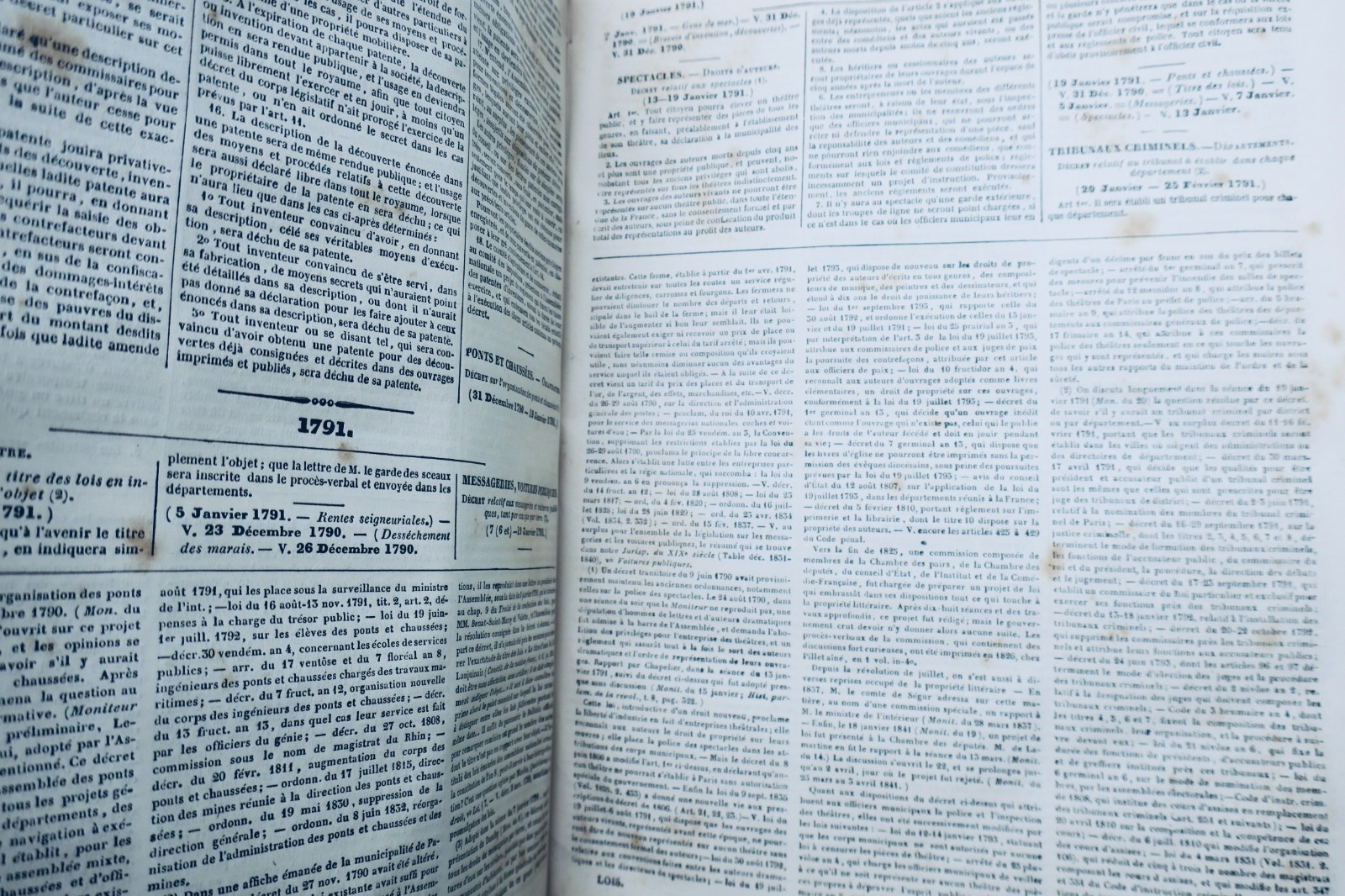 droit SIREY Recueil général des lois et des arrêts, 407 kilos, 148 volumes – Image 33