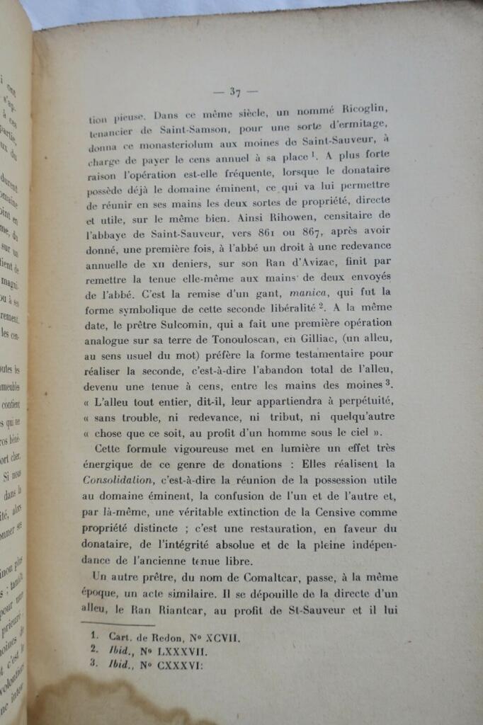 Medieval Breton feudal law and property rights