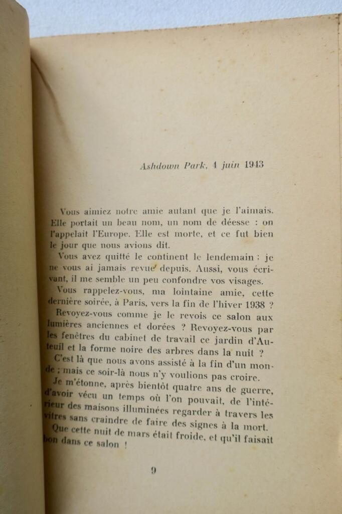 Letters from a European
