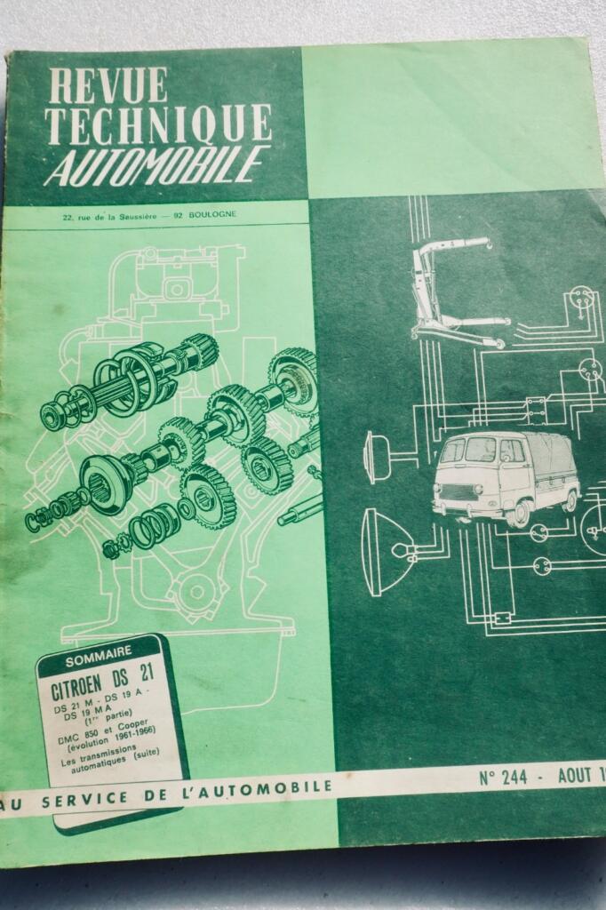 DS 21 Citroën 1966 Werkstatt-Handbuch
