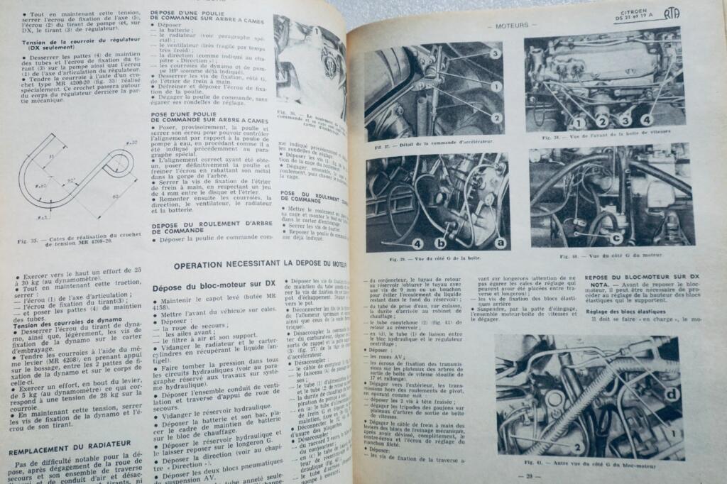 DS 21 Citroën 1966 Werkstatt-Handbuch