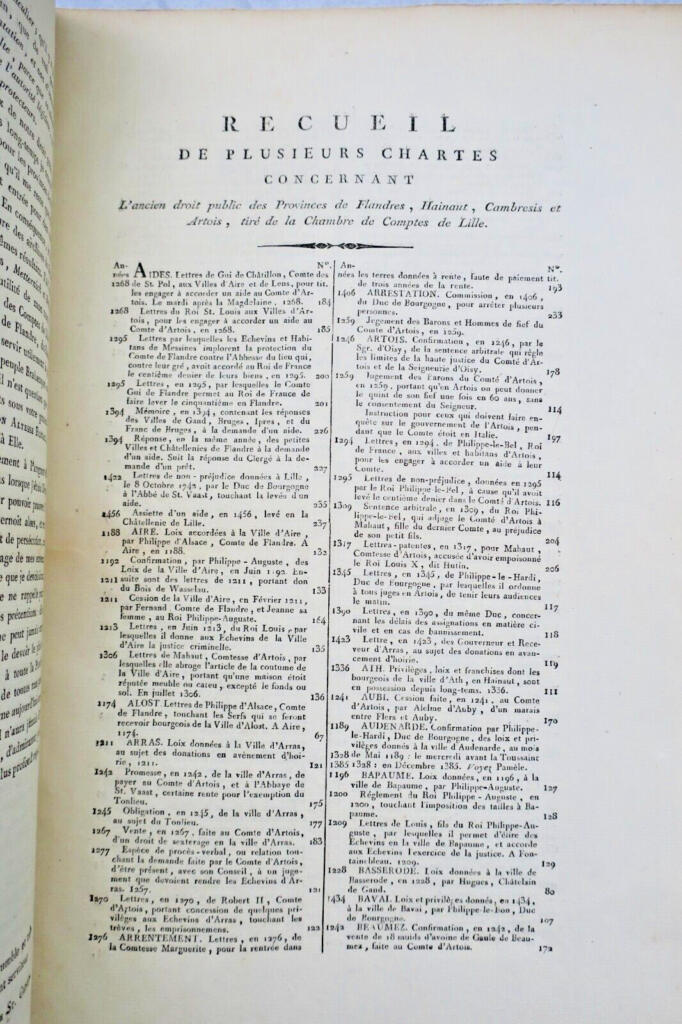 Diplomatic Essay on Brabant with Autograph Letters