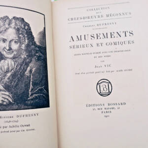 DUFRESNY Charles Amusements sérieux et comiques 1921