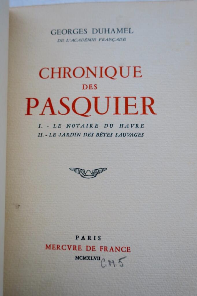 Die Pasquier-Chronik - Vollständige 5-Bände