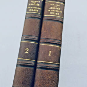 DULAURE Histoire abrégée de différens cultes, des cultes qui ont... 1825