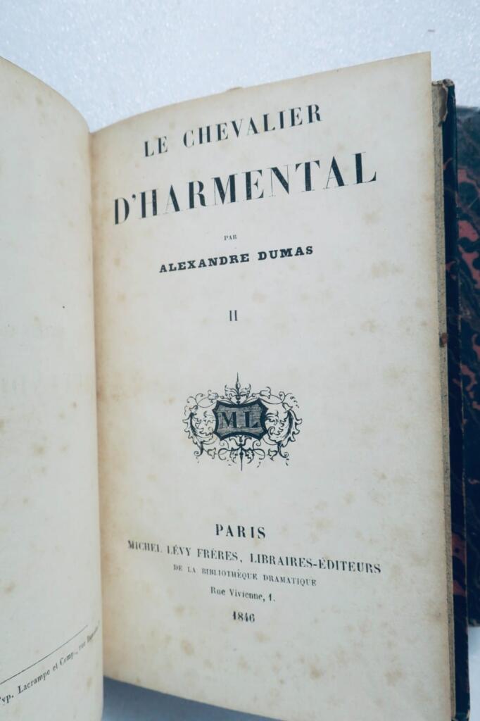 Dumas, Alexandre Le Chevalier d&rsquo;Harmental 1846