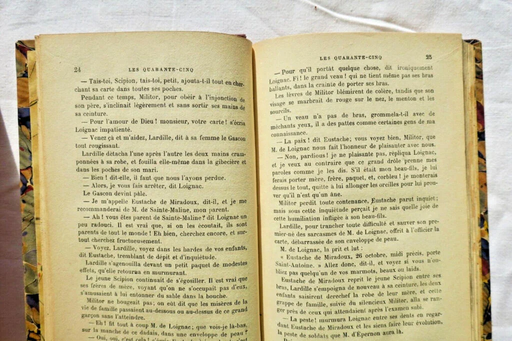 DUMAS Alexandre LES QUARANTE CINQ