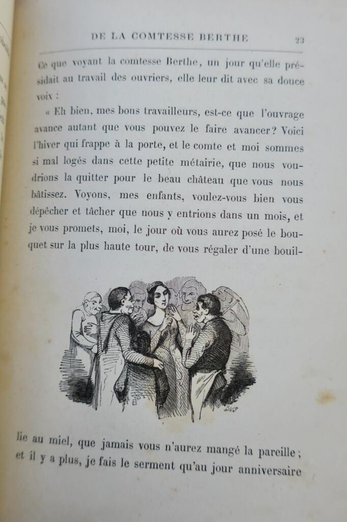 ダマス: ベルトの伯爵夫人のイラスト付き物語