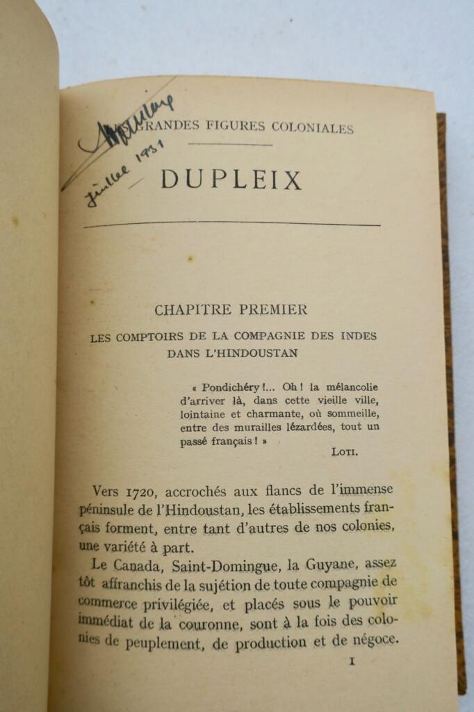 Dupleix: Colonial Pioneer in India