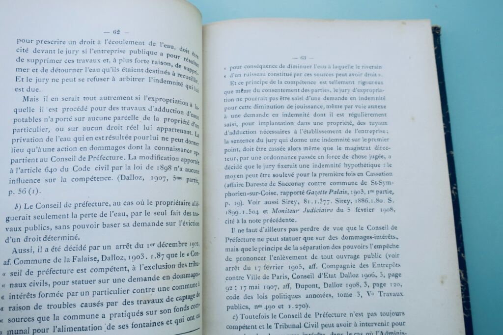 1912年フランスにおける滝の法規制
