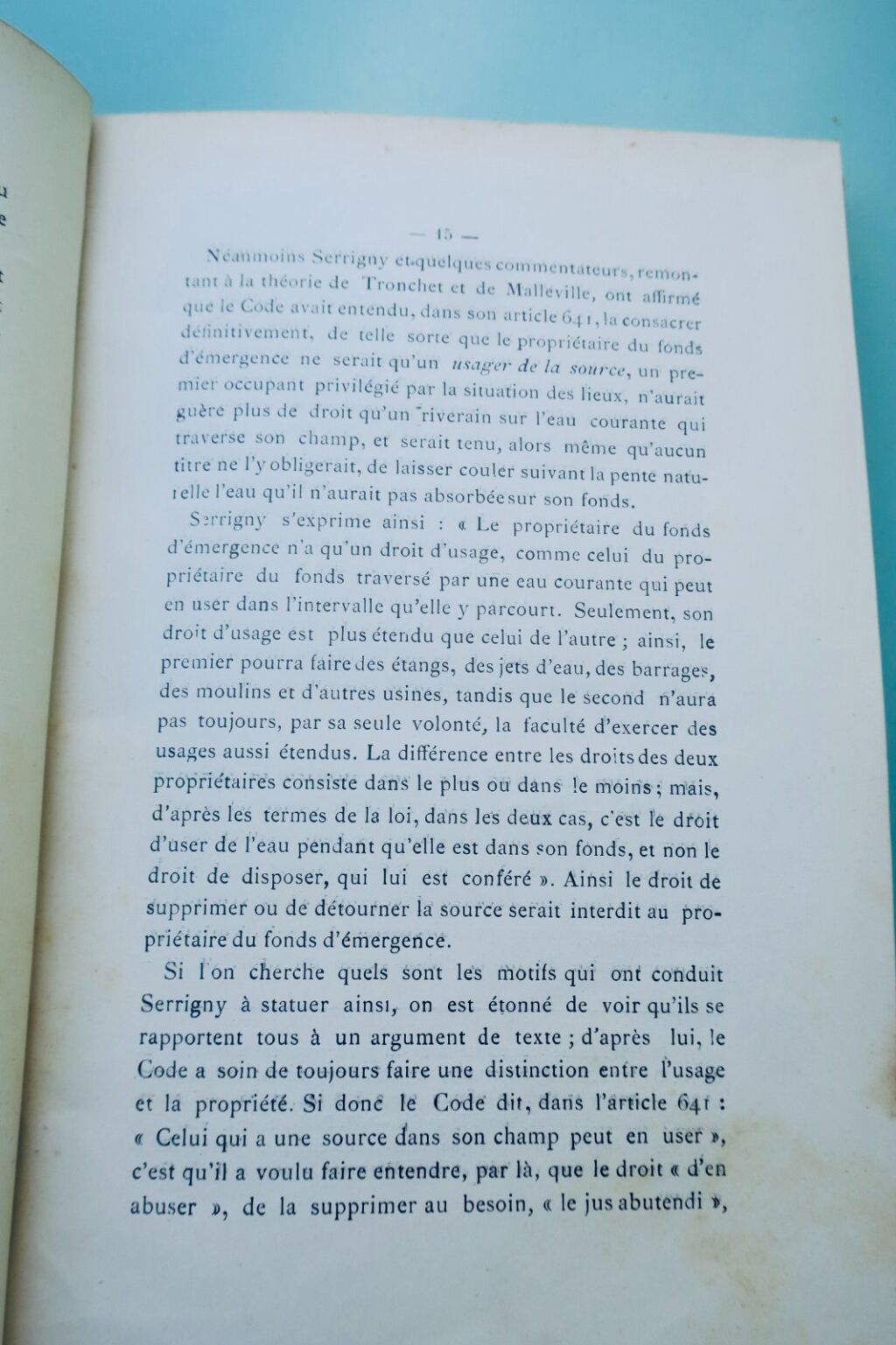 1912年フランスにおける滝の法規制