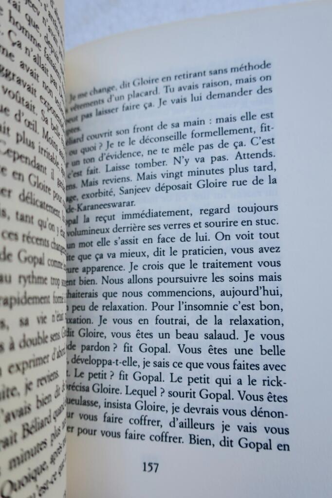 ECHENOZ (Jean). Les Grandes blondes. Dédicace
