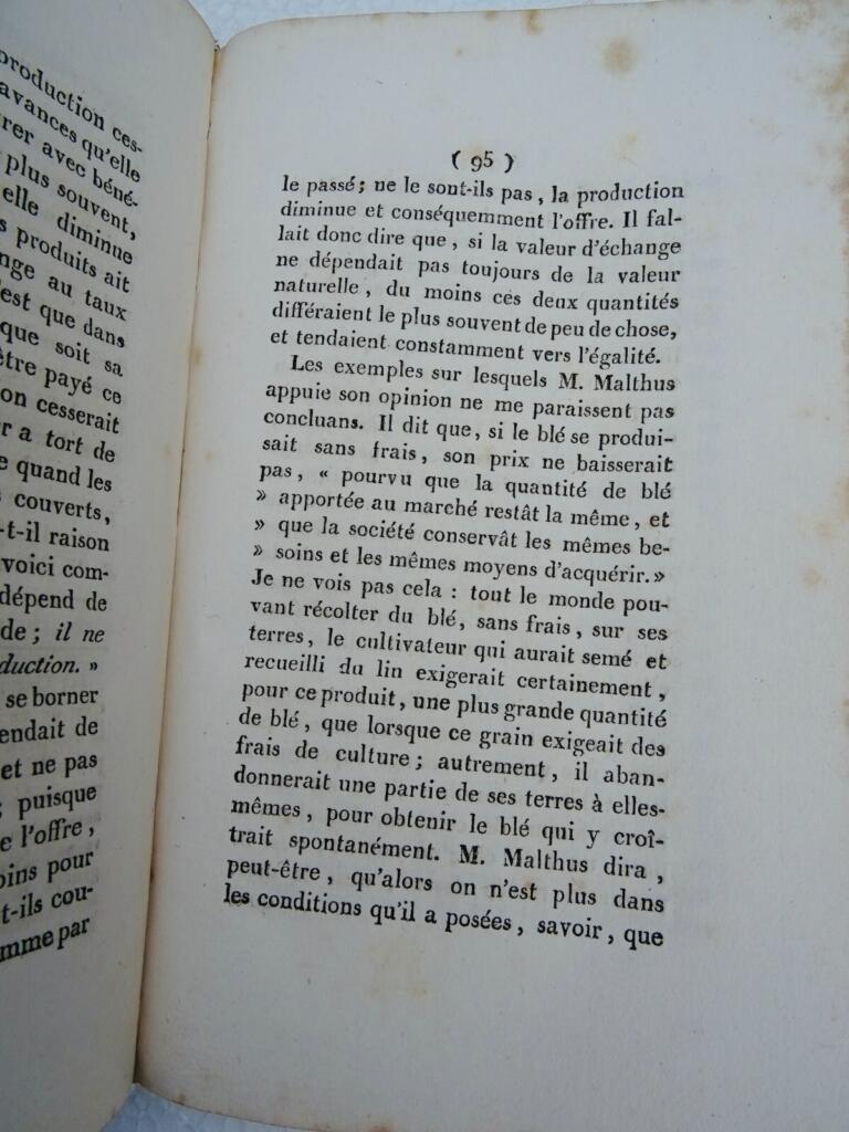 1824 critique of Ferrier’s economic theories