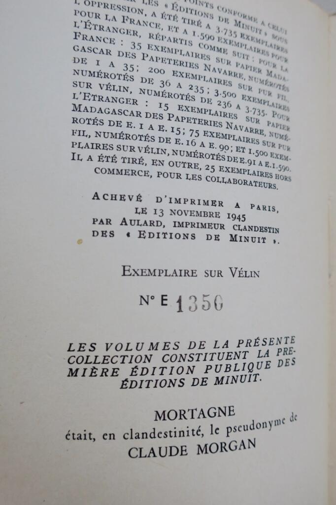 Resistance literature in clandestine 1943-45 editions