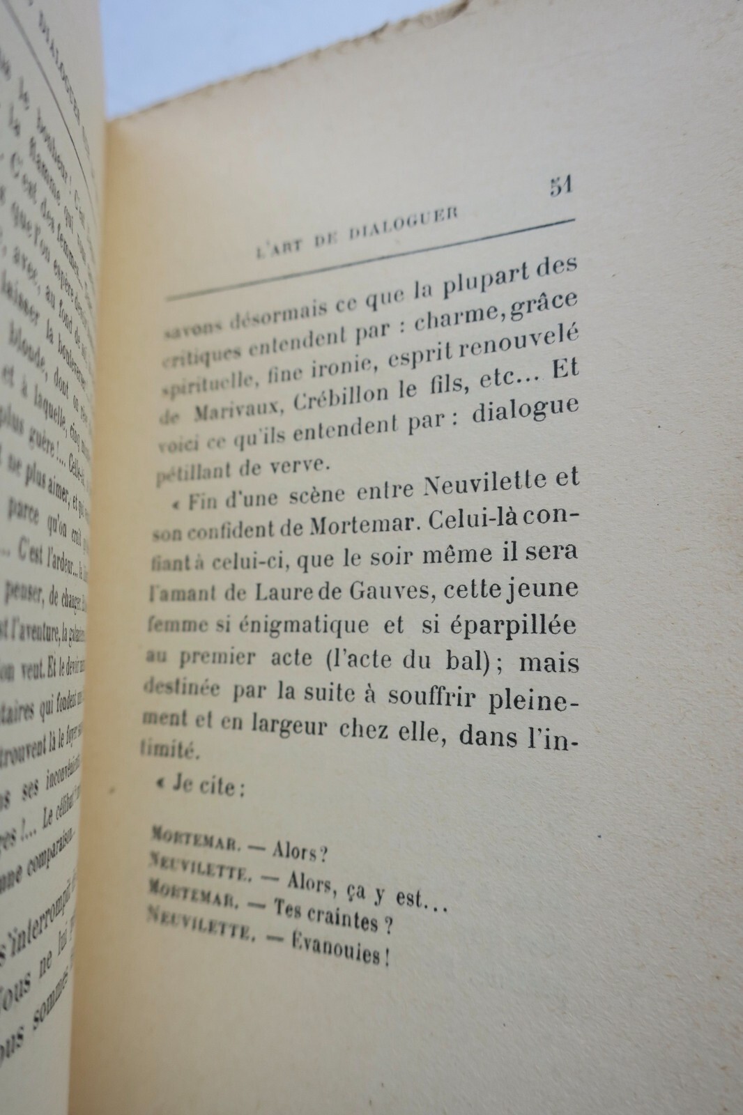 Edmond Sée petits dialogues sur le théatre et l'art dramatique + dédicace – Image 5