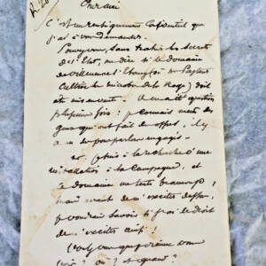 Edouard Detaille 1890 Lettre autographe