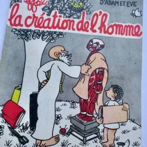 EFFEL (Jean) La création de l'homme Le roman d'Adam et Eve + dédicace
