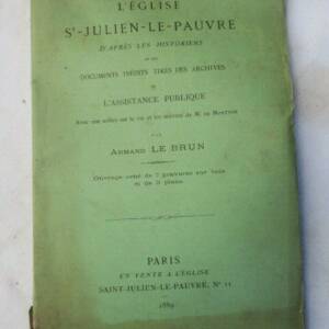église St. Julien-le-Pauvre : d'après les historiens et des documents 1889