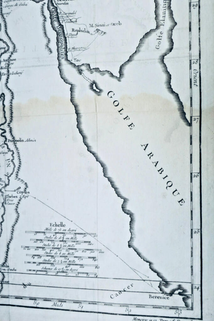 Egypt - Large Format Engraving, 18th Century