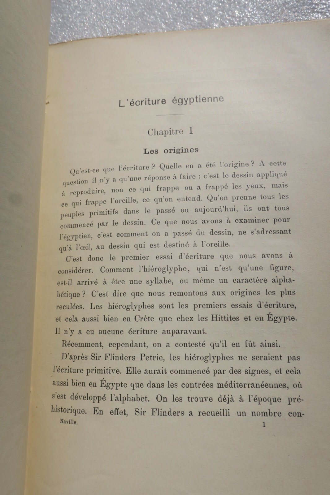Egypte NAVILLE L'écriture égyptienne. Essai sur l'origine et la formation.. - Image 5