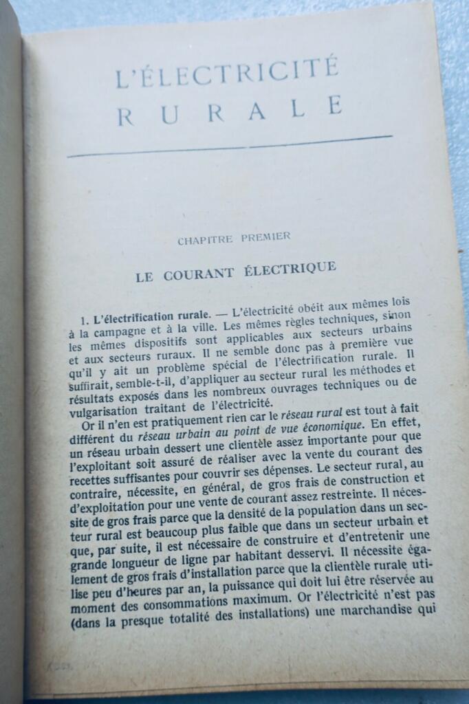Ländliche Elektrizität: Verteilung und Nutzung