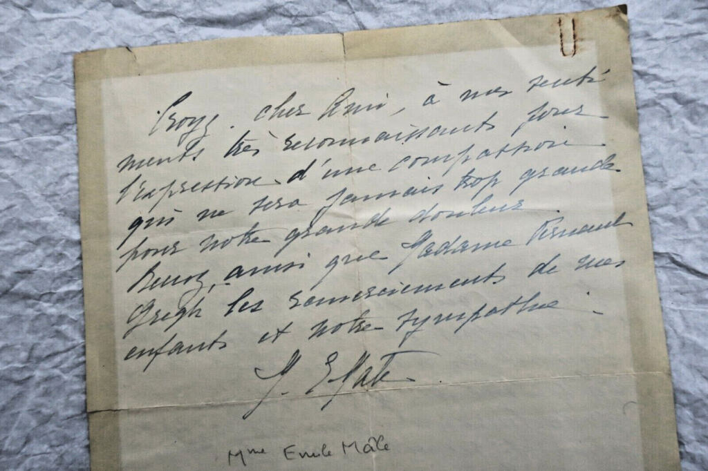 Eigenhändige Karten und Briefe