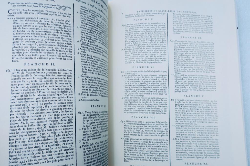 Diderot & d'Alembert Enzyklopädie: Tapisserie und Gobelin