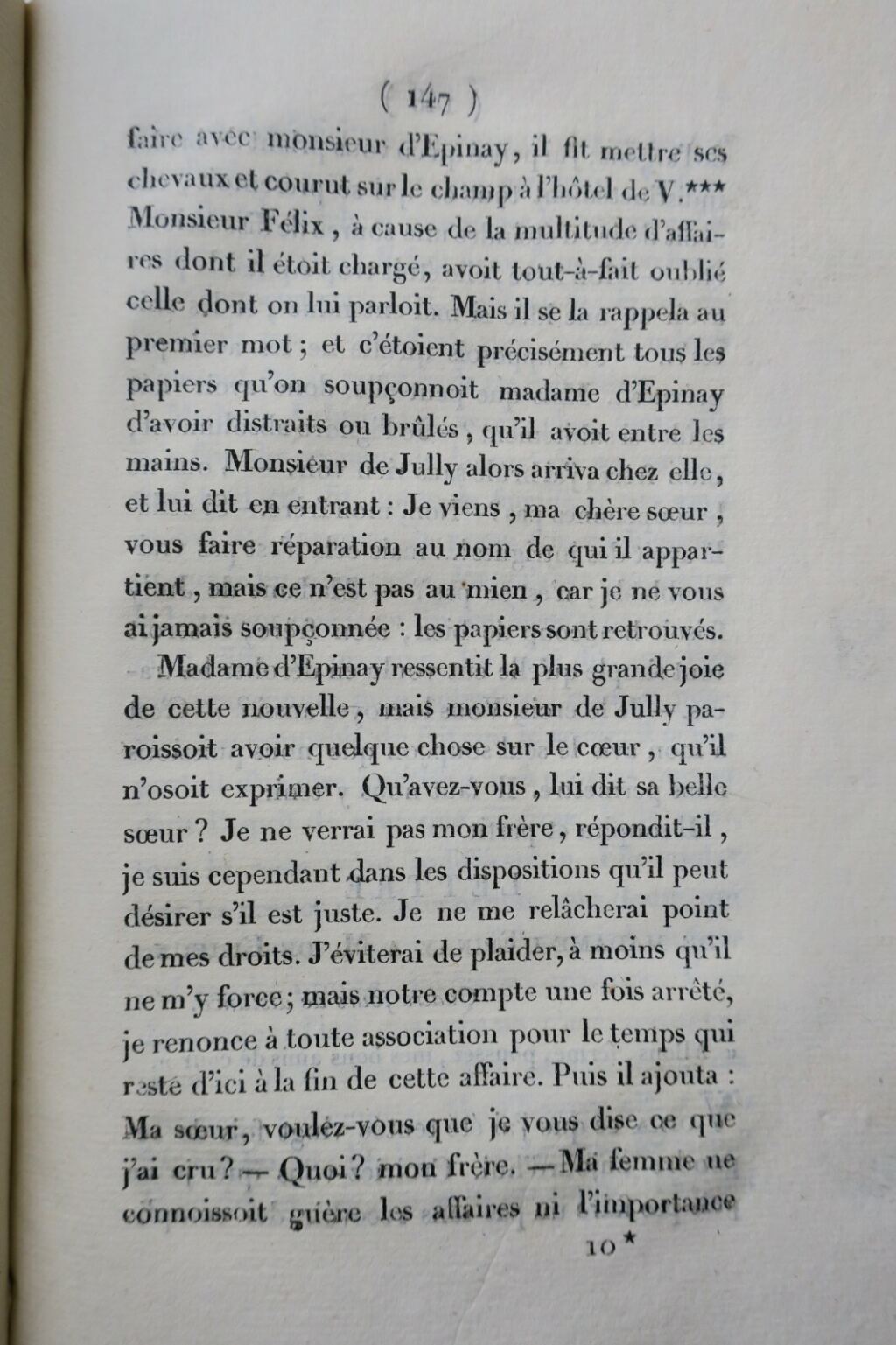 Korrespondenz von Madame d'Epinay