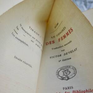 Erasme le congrès des femmes 1872