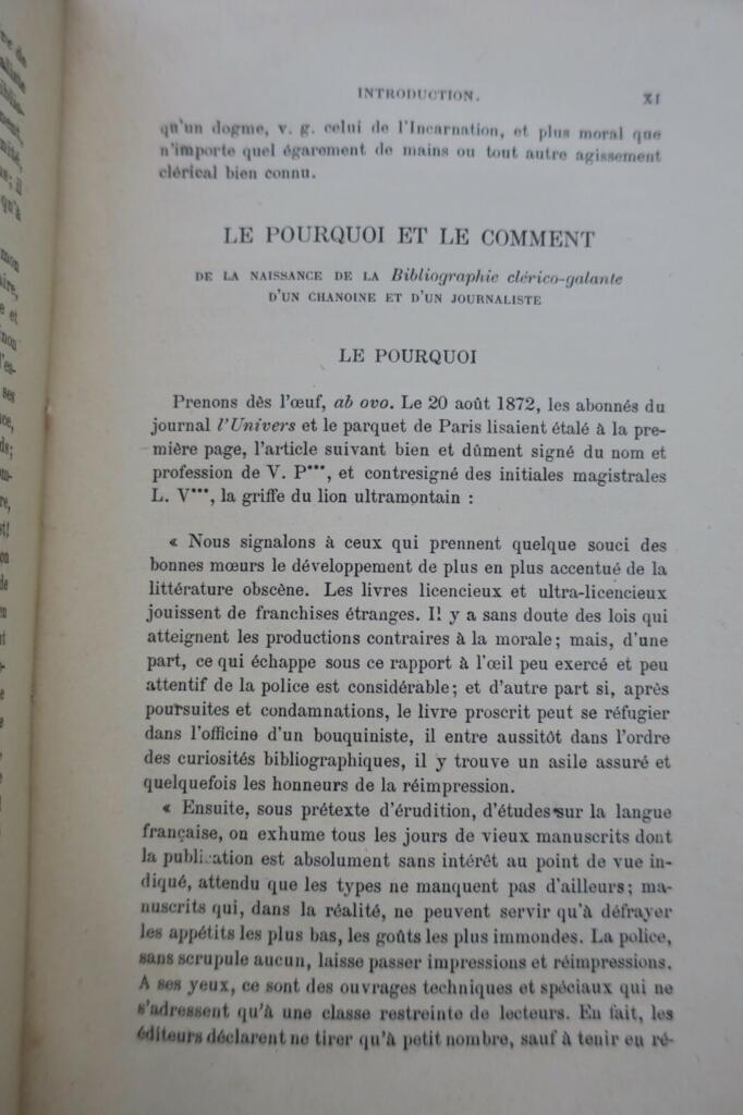 Erotic Clerical Bibliography 1879
