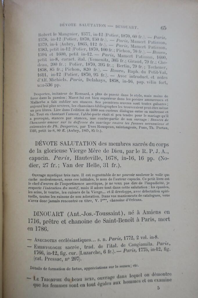 Erotic Clerical Bibliography 1879