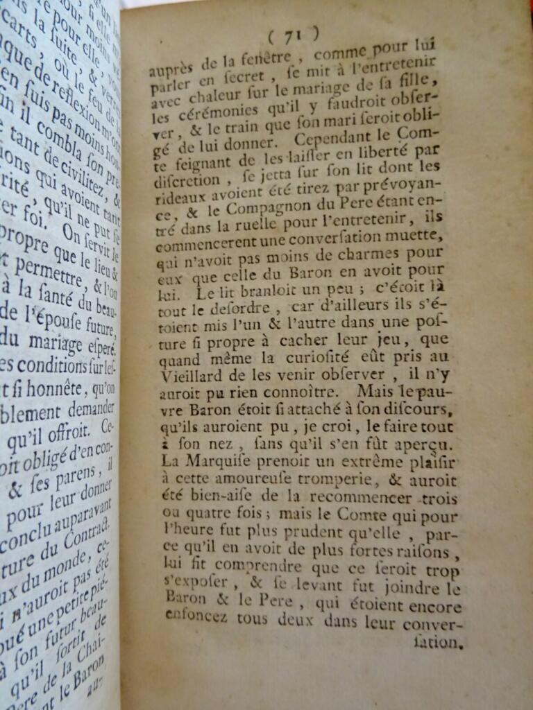 érotique Jean danse mieux que Pierre, Pierre danse mieux que Jean 1719