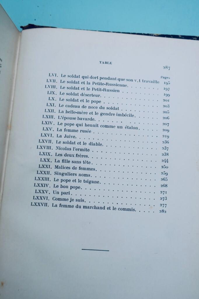 érotique oeuvre libertine des conteurs russes : contes secrets 1912
