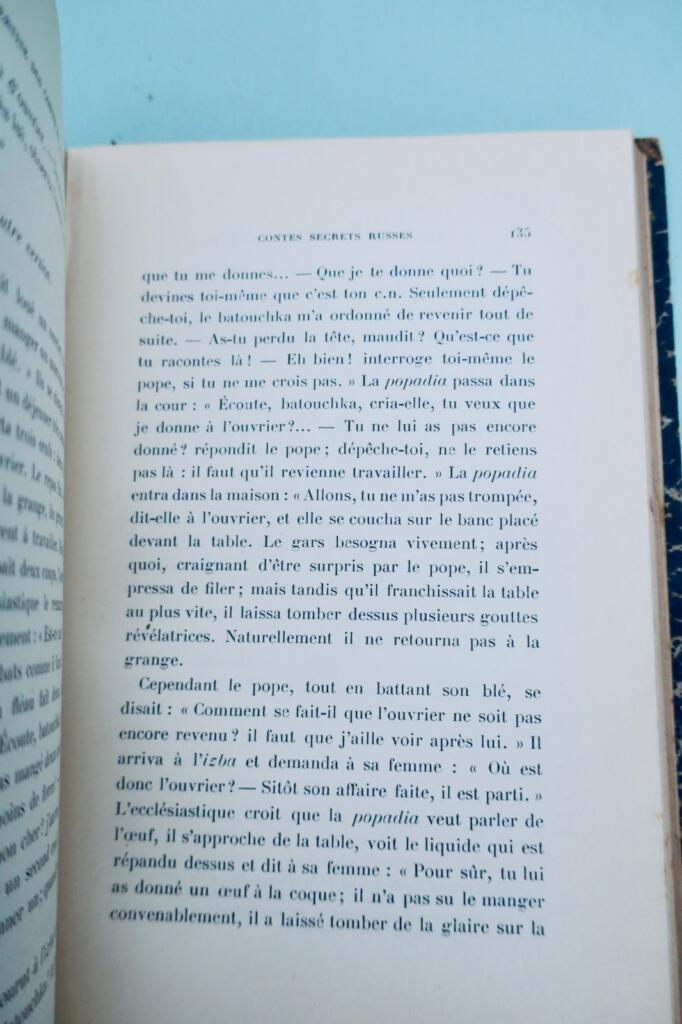 érotique oeuvre libertine des conteurs russes : contes secrets 1912
