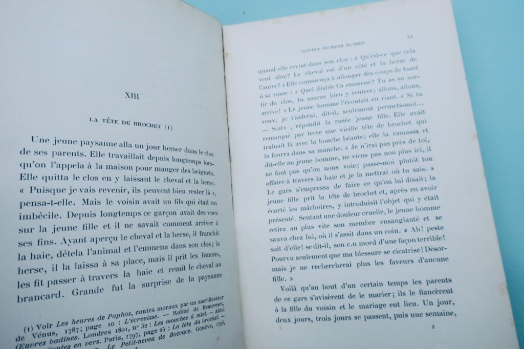 érotique oeuvre libertine des conteurs russes : contes secrets 1912