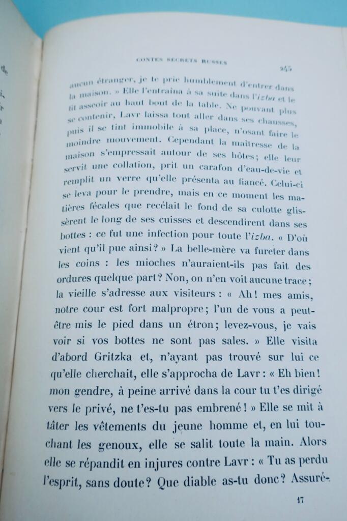 érotique oeuvre libertine des conteurs russes : contes secrets 1912