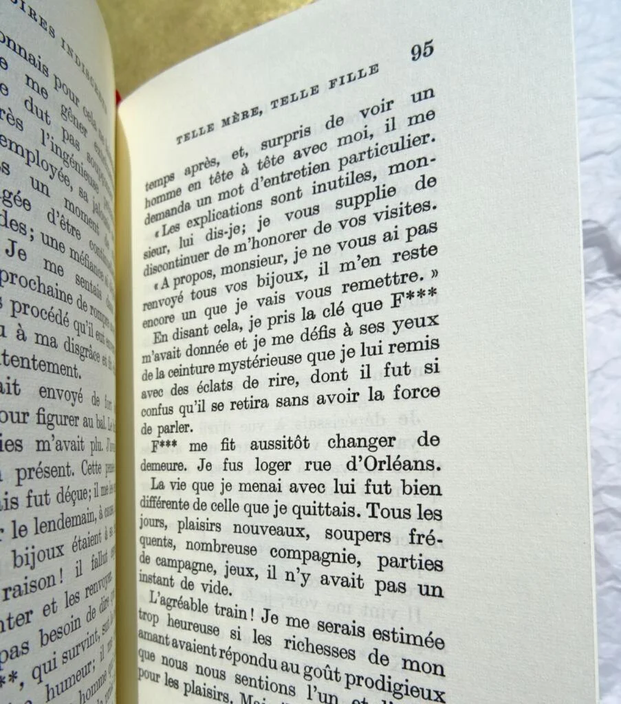 érotique TELLE MERE, TELLE FILLE OU LA BELLE ALSACIENNE