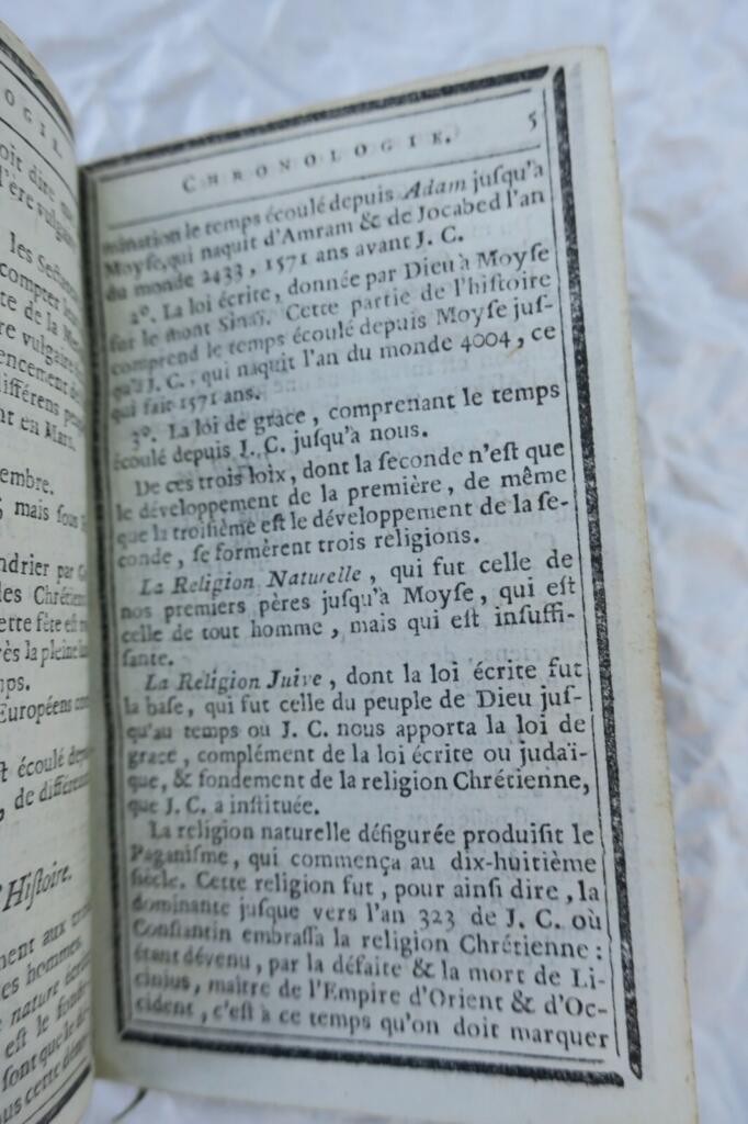 Chronological & historical New Year's gift 1788