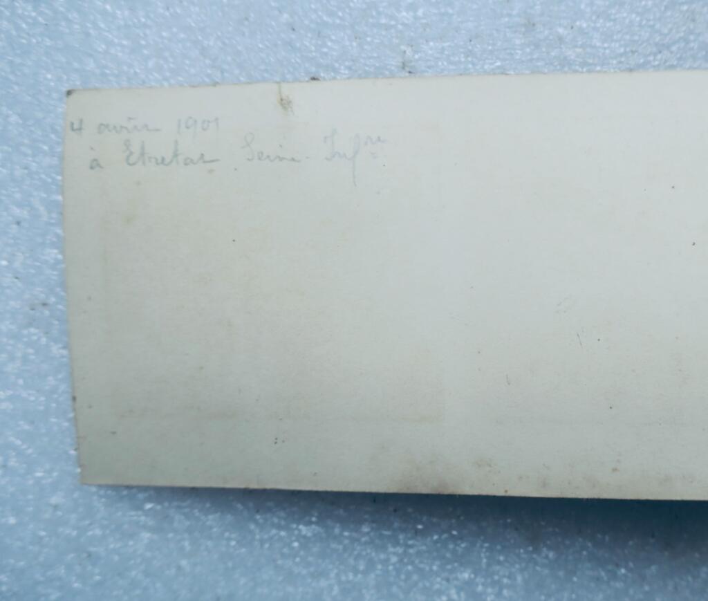 ETRETAT 76 aout 1901 carte stéréo
