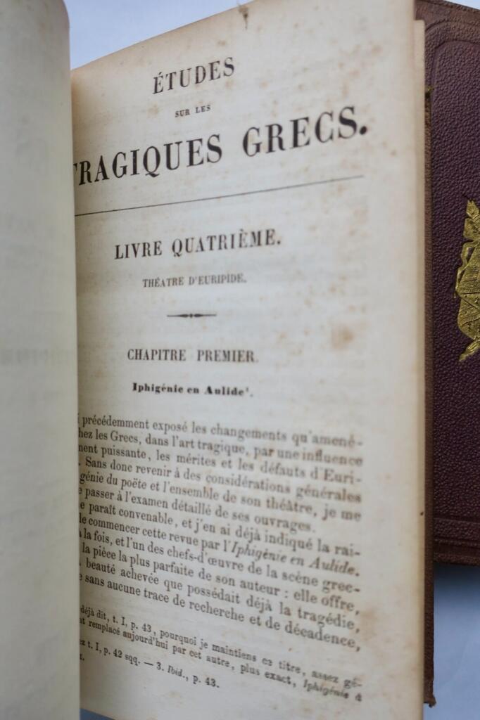 Etudes sur les tragiques grecs