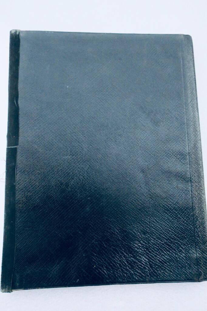 Etui 16 février 1882 plein cuir CORRESPONDANCE ART D&rsquo;ECRIRE ARMOIRIE