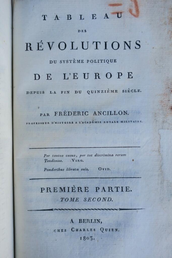 Revolutions in Europe's Political System