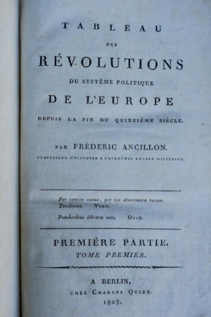 Revolutions in Europe's Political System