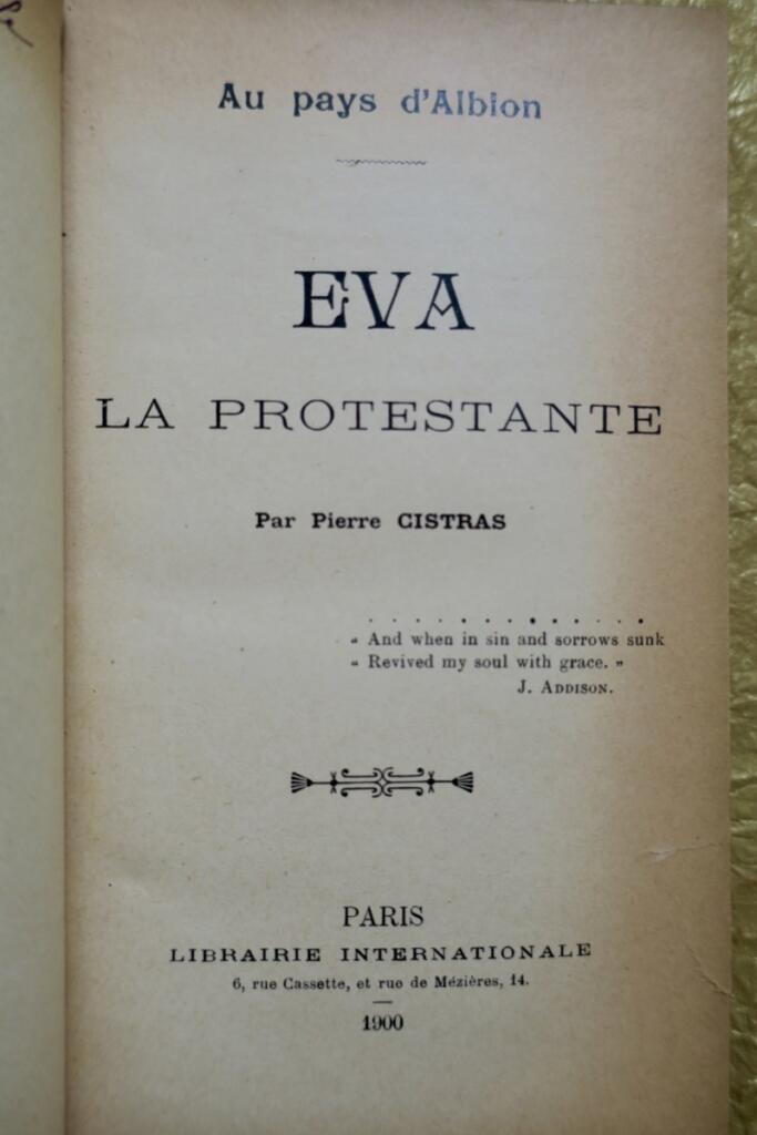Eva la protestante 1900