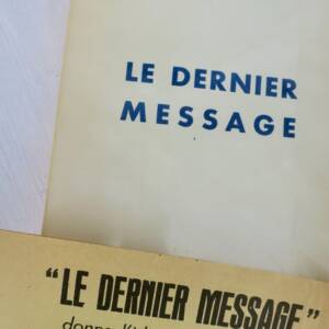 Eve Amitiste Le dernier message