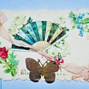 éventail papillon BELLE EPOQUE